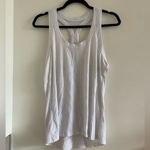 White Athleta Racerback Top